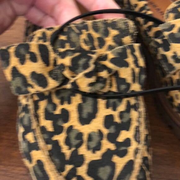 Lucky Brand Leopard Print Tamio Suede Loafer Size 7 New - Picture 9 of 11